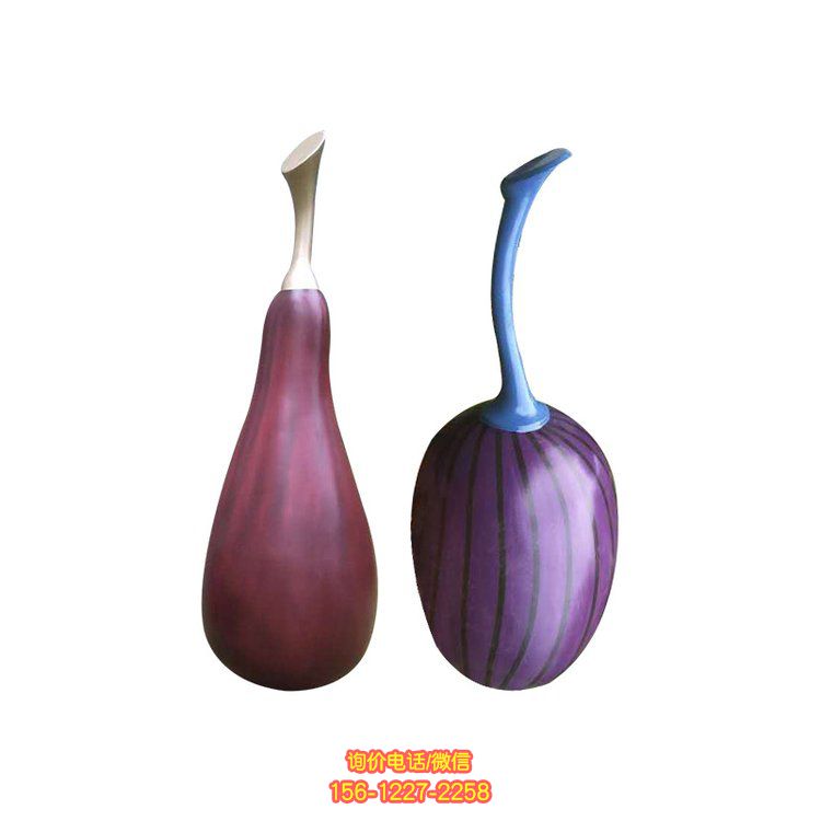 蔬菜雕塑，不銹鋼彩繪景觀裝置，為廣場(chǎng)公園增添點(diǎn)綴