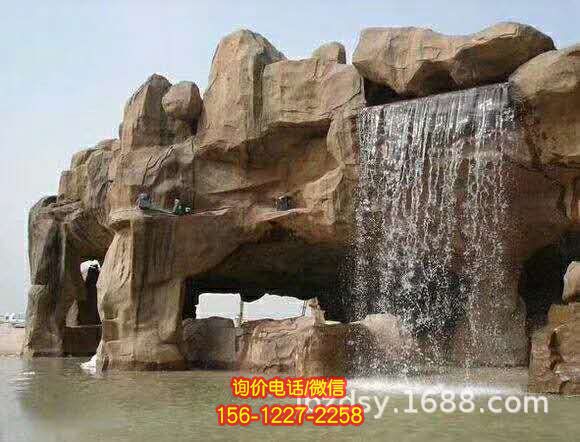 假山景區雕塑，美化景觀