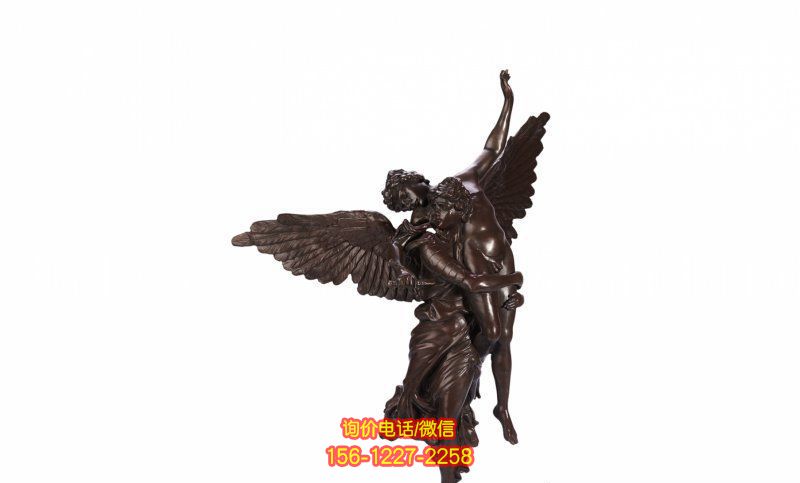 天使雕塑-商業(yè)廣場天使玻璃鋼仿銅人物雕塑 天使雕塑-商業(yè)廣場天使玻璃鋼仿銅人物雕塑