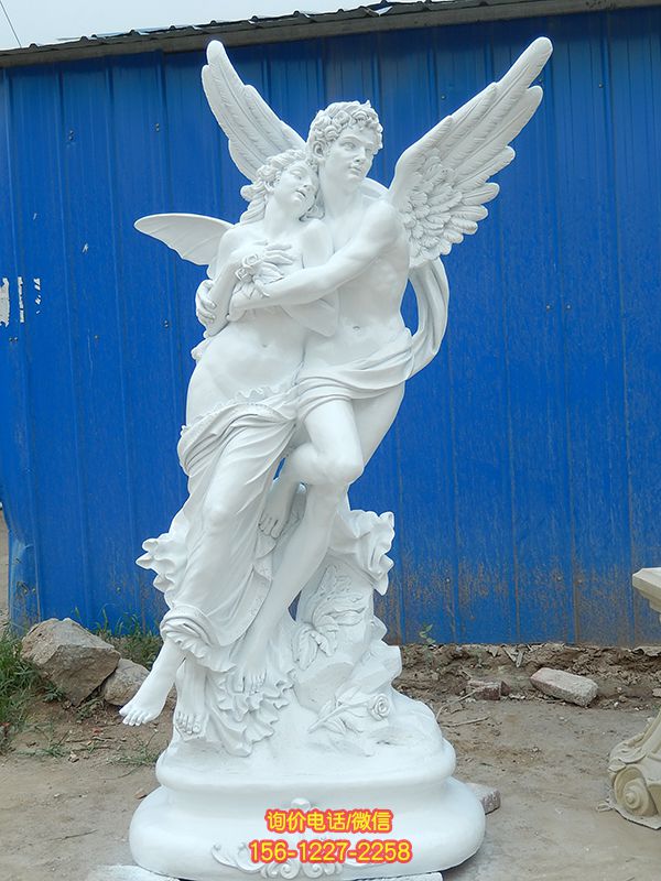 畫院廣場西方愛神天使大理石雕塑 畫院廣場西方愛神天使大理石雕塑
