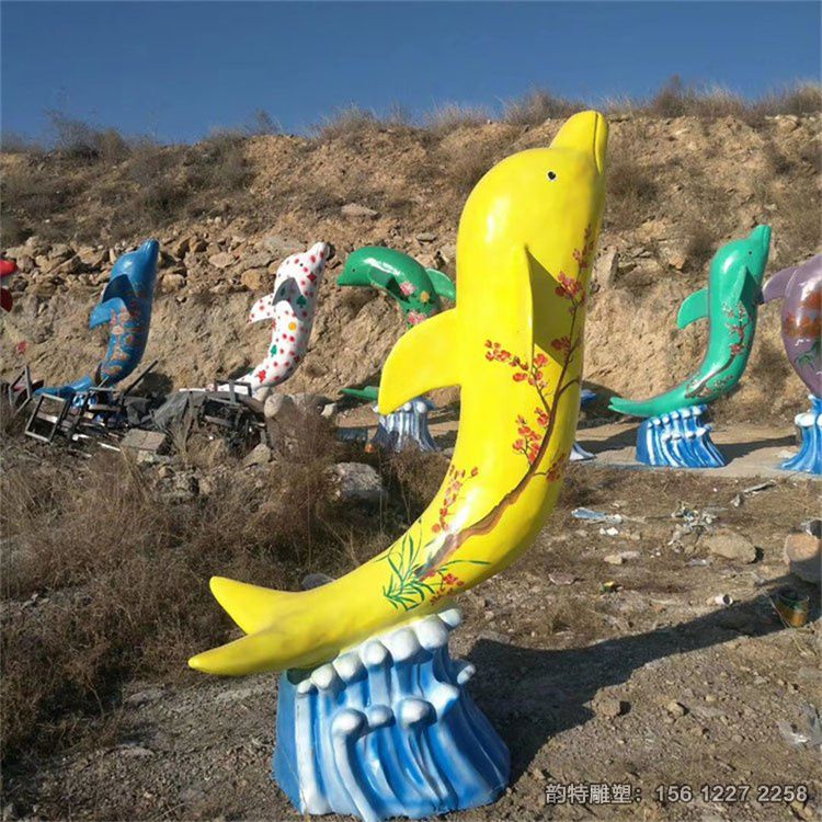 不銹鋼海豚雕塑73 不銹鋼海豚雕塑73