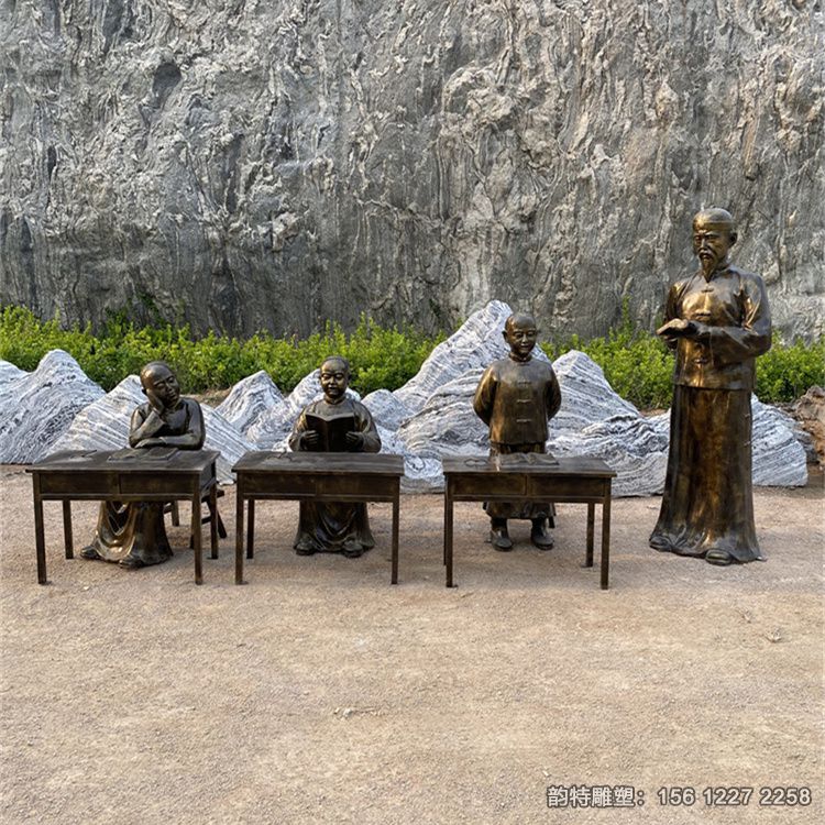 古代讀書人物雕塑10 古代讀書人物雕塑10