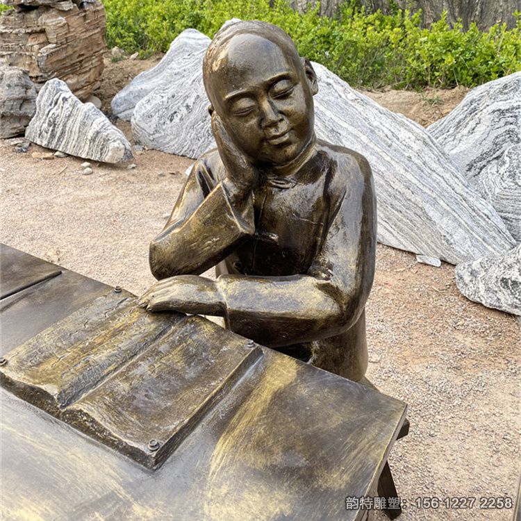 古代讀書人物雕塑06 古代讀書人物雕塑06