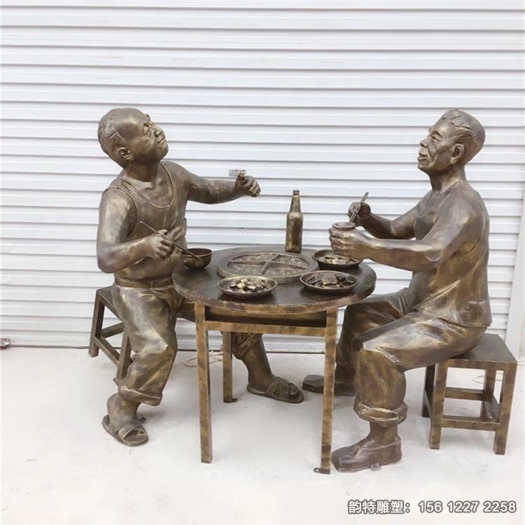 吃飯人物雕塑06 吃飯人物雕塑06