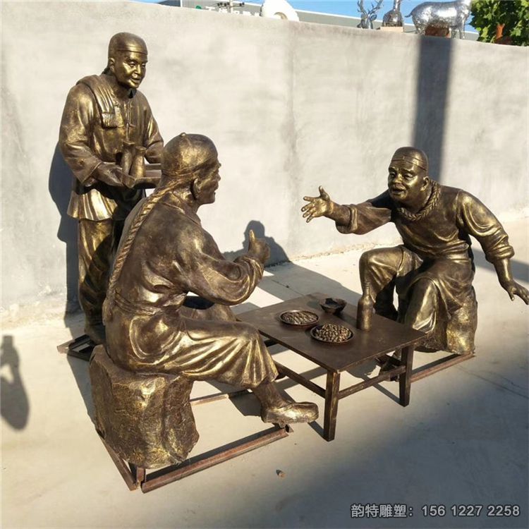 吃飯人物雕塑03 吃飯人物雕塑03