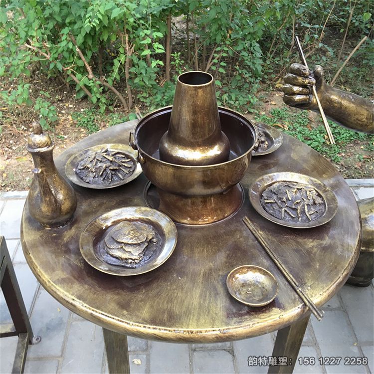 吃火鍋雕塑18 吃火鍋雕塑18