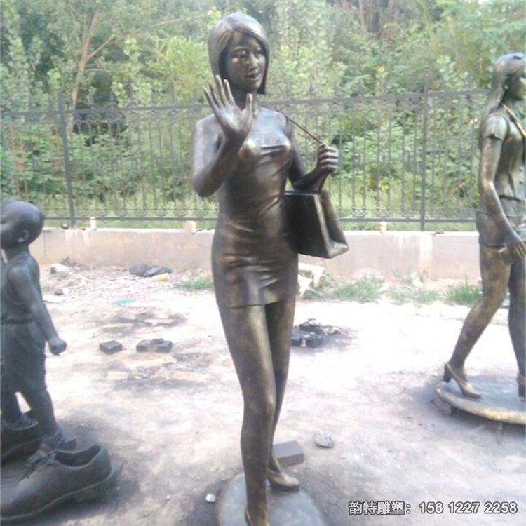 購物人物雕塑02 購物人物雕塑02