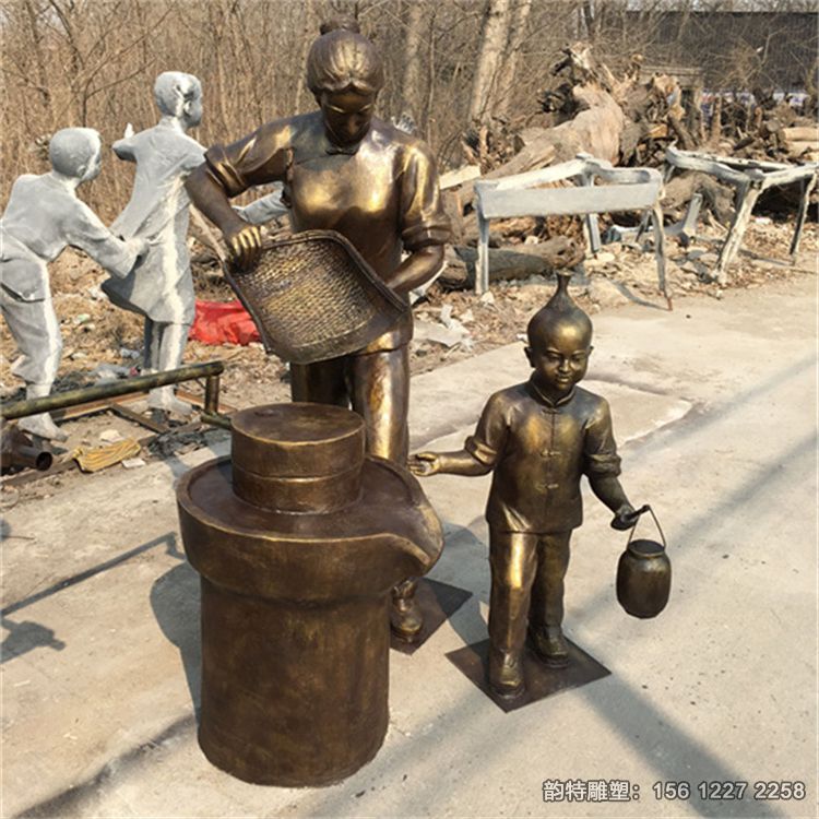 推磨子雕塑08 推磨子雕塑08