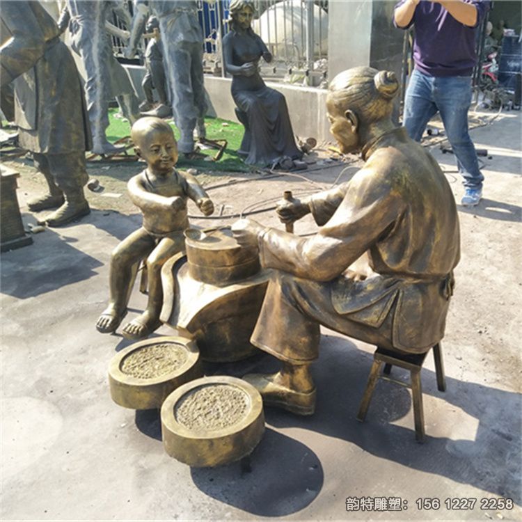 推磨子雕塑25 推磨子雕塑25