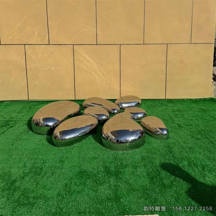 鏡面不銹鋼鵝卵石雕塑63 鏡面不銹鋼鵝卵石雕塑63