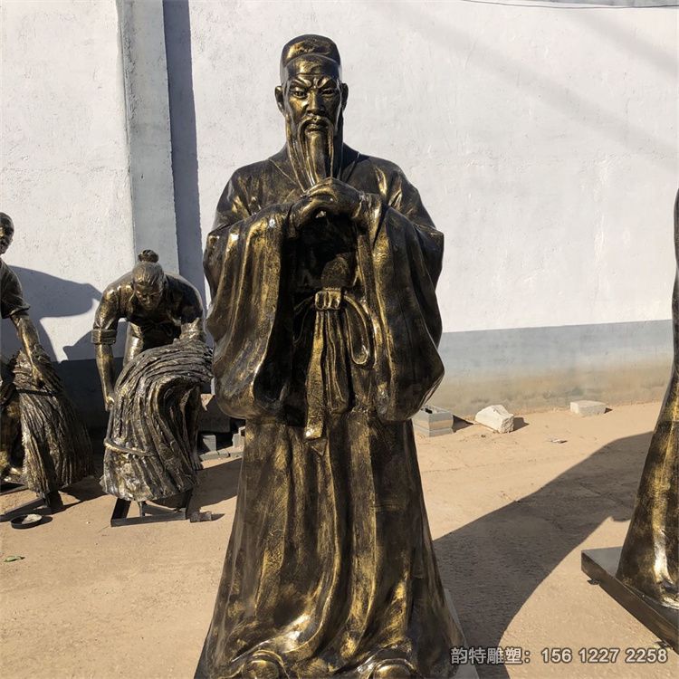 古代關(guān)羽雕塑，玻璃鋼關(guān)公雕像多款造型可供選擇